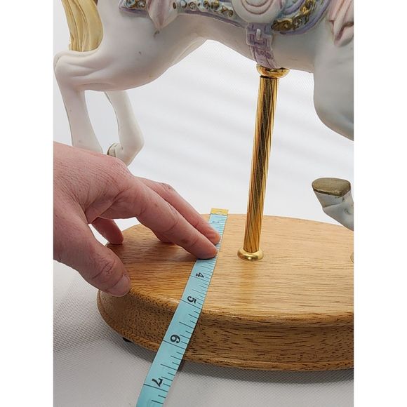Vintage Carousel Collection Musical Carousel Horse Large Collectible - Picture 6 of 11